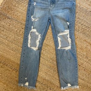 Posh and P ripped mom jeans